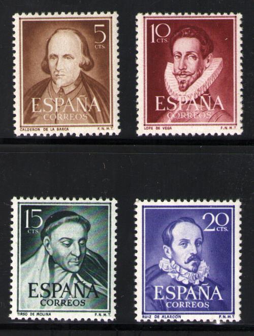 España nº 1071/74. Año 1950